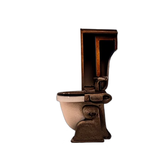 furniture, staff, crown, robot, 3d render, toliet transparent PNG cut-out