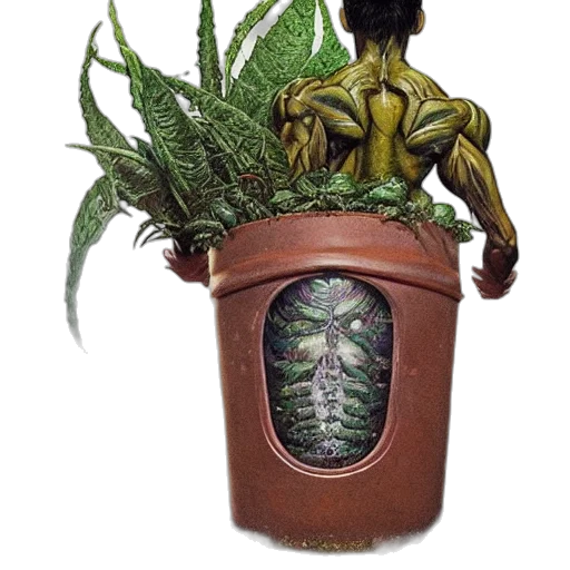 crown, creature, bottle, hair transparent PNG cut-out