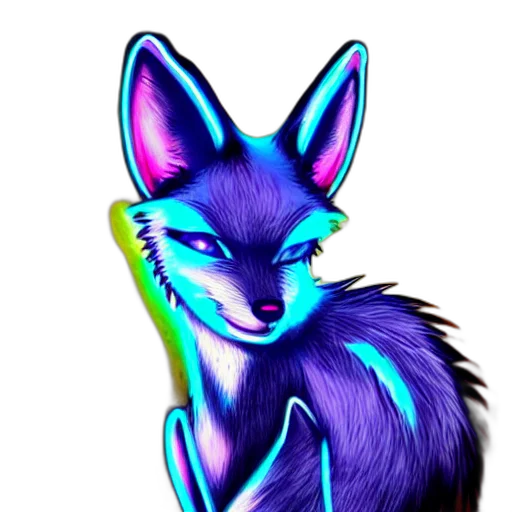 staff, animal, creature, jewelry, vaporwave, fantasy art, cyberpunk, watercolor transparent PNG cut-out
