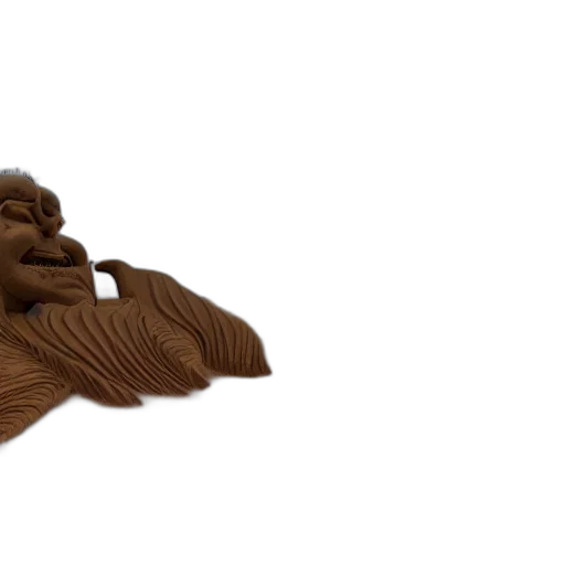 mask, face, furniture, creature, 3d render, photorealistic, monster, made transparent PNG cut-out