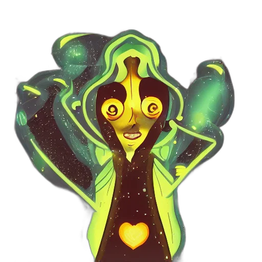 staff, mask, creature, robot transparent PNG cut-out