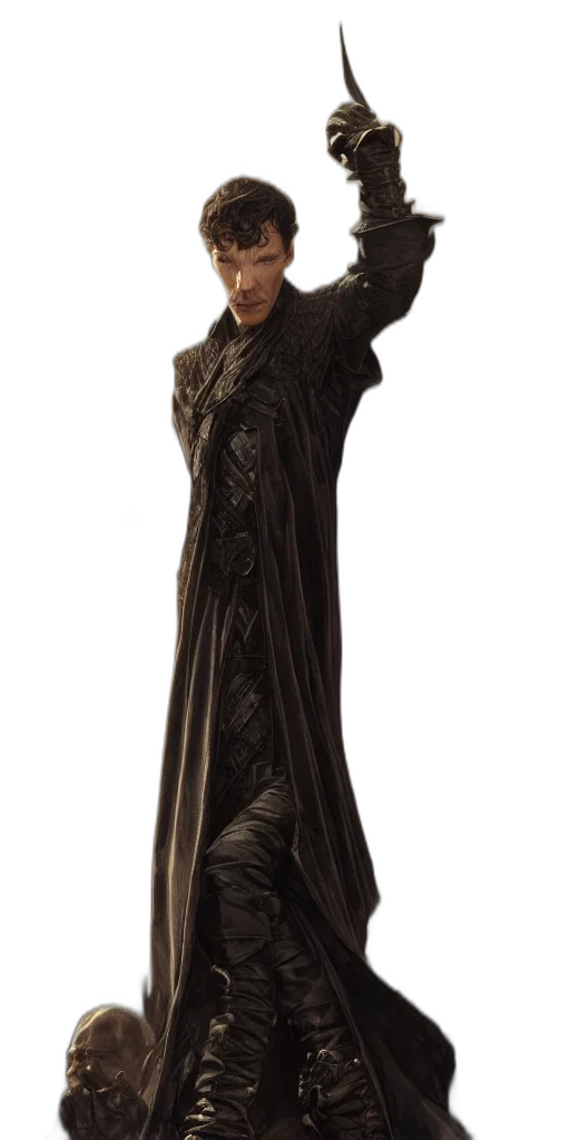 staff, jacket, dress, concept art transparent PNG cut-out
