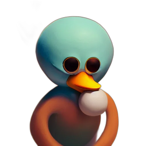 animal, creature, robot, staff, 3d render, concept art, pixel art, photorealistic transparent PNG cut-out