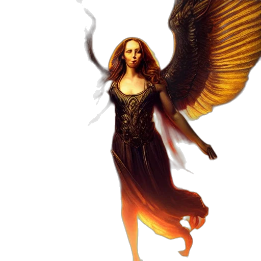 dragon, dress, fantasy art, concept art, photorealistic, pixel art, fire, golden transparent PNG cut-out