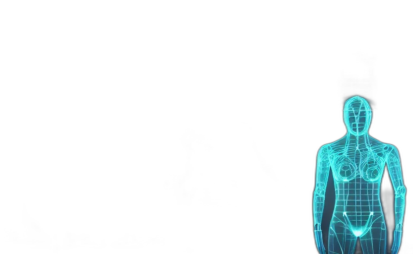 jacket, staff, mask, 3d render transparent PNG cut-out