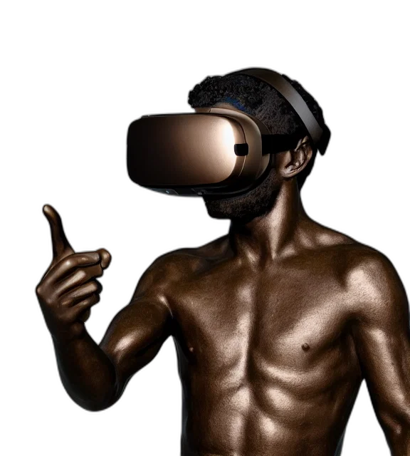 mask, 3d render, concept art, photorealistic, photo, medium, shot, bronze transparent PNG cut-out