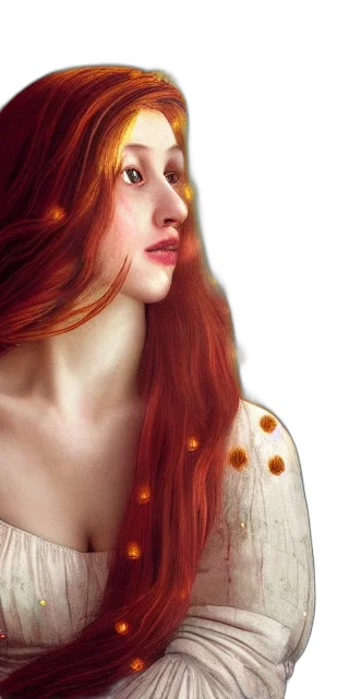 dress, jewelry, face, crown, fantasy art, photorealistic, concept art, comic book art transparent PNG cut-out