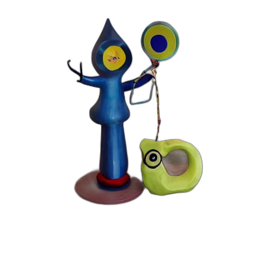 staff, robot, jewelry, 3d render transparent PNG cut-out