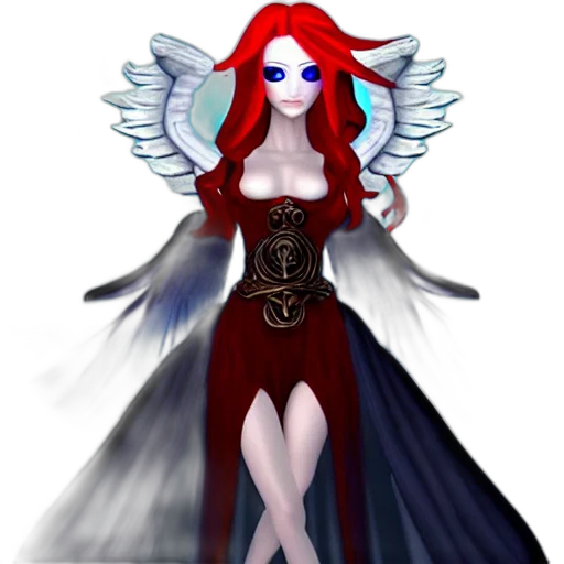 dress, jewelry, staff, fantasy art transparent PNG cut-out