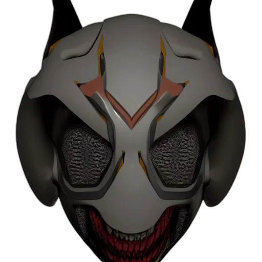 mask, creature, face, dragon transparent PNG cut-out