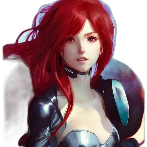 robot, fantasy art, concept art, comic book art, anime, red, dark, monochrome transparent PNG cut-out