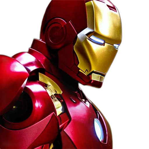 3d render, comic book art, concept art, photorealistic, iron, man, pan, labyrinth transparent PNG cut-out