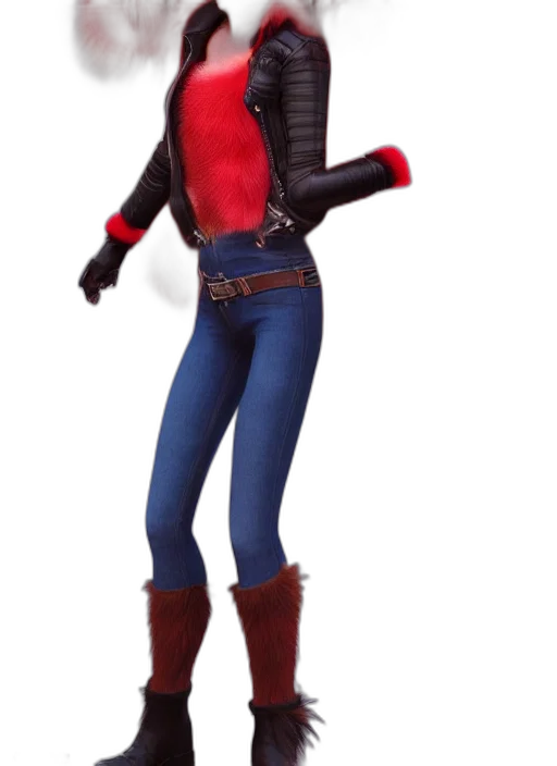 jacket, 3d render, concept art, comic book art transparent PNG cut-out