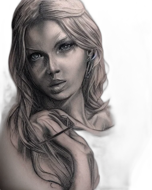face, jewelry, mask, staff, photorealistic, fantasy art, comic book art, pencil sketch transparent PNG cut-out