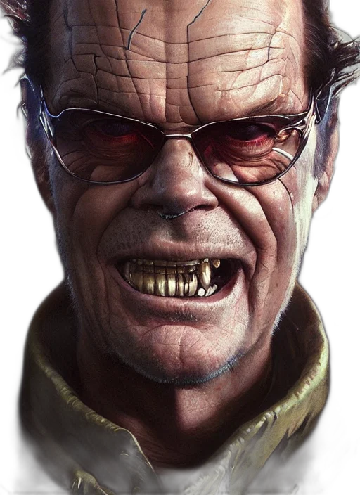 face, photorealistic, comic book art, concept art transparent PNG cut-out