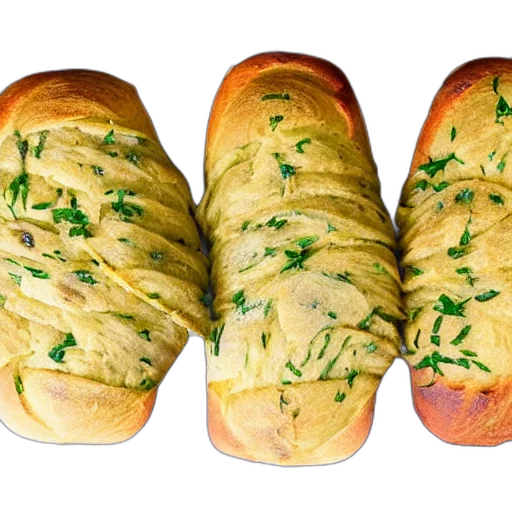 food, photorealistic, chihuahua, turning, into, garlic, bread, buttery transparent PNG cut-out