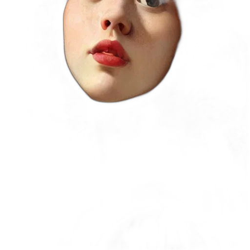 face, mask, creature, hat, photorealistic, 3d render, concept art, oil painting transparent PNG cut-out