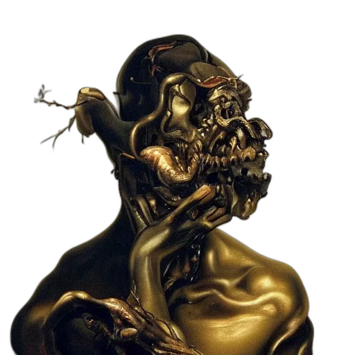 face, mask, crown, jewelry, concept art, photorealistic, 3d render, fantasy art transparent PNG cut-out
