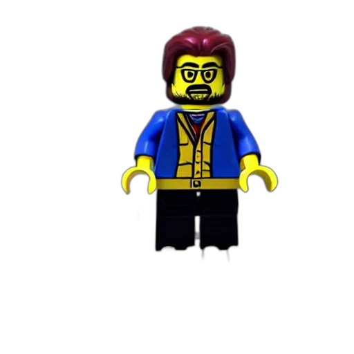 jacket, staff, face, 3d render transparent PNG cut-out