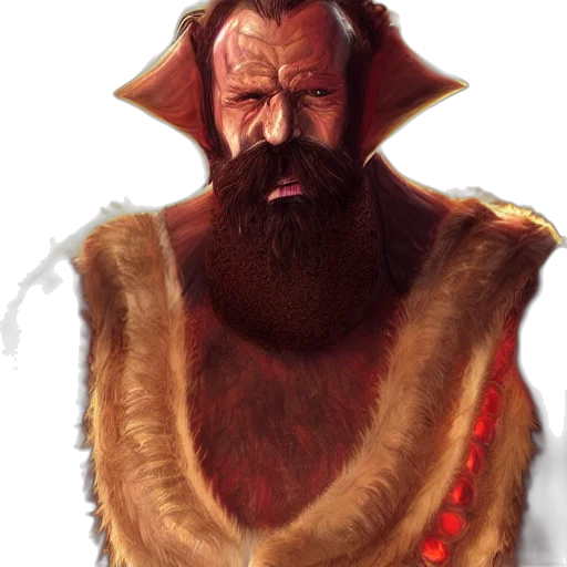 creature, concept art, fantasy art, comic book art, photorealistic, red, dnd, render transparent PNG cut-out