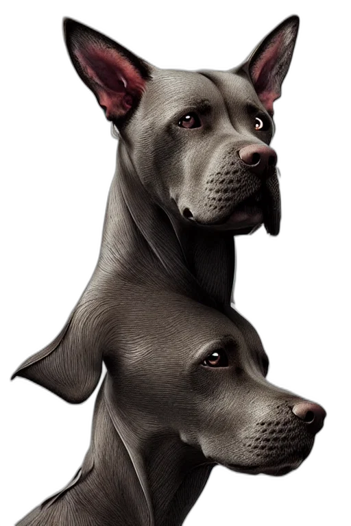 animal, face, creature, photorealistic transparent PNG cut-out