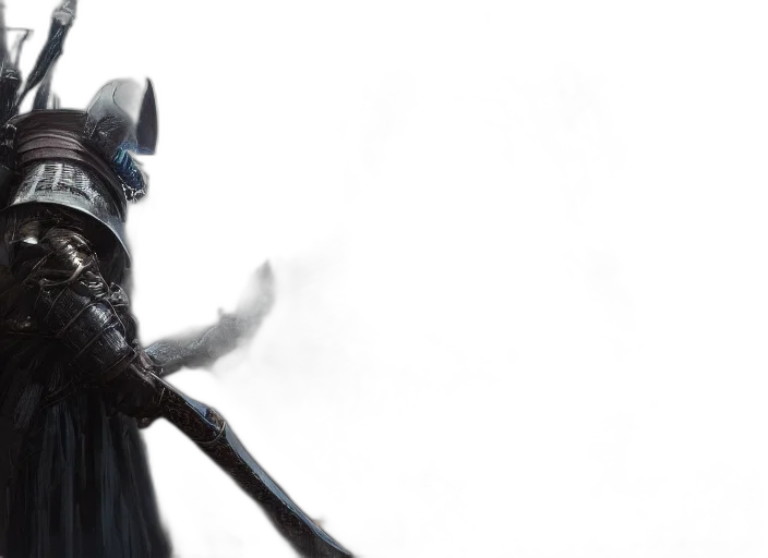 dragon, creature, mask, sword, concept art, 3d render, fantasy art, comic book art transparent PNG cut-out