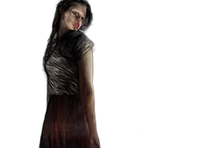 dress, staff, concept art, photorealistic, fantasy art, comic book art, dark, style transparent PNG cut-out