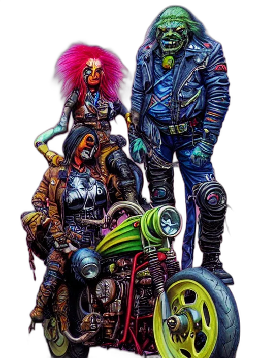 jacket, robot, cyberpunk, concept art transparent PNG cut-out