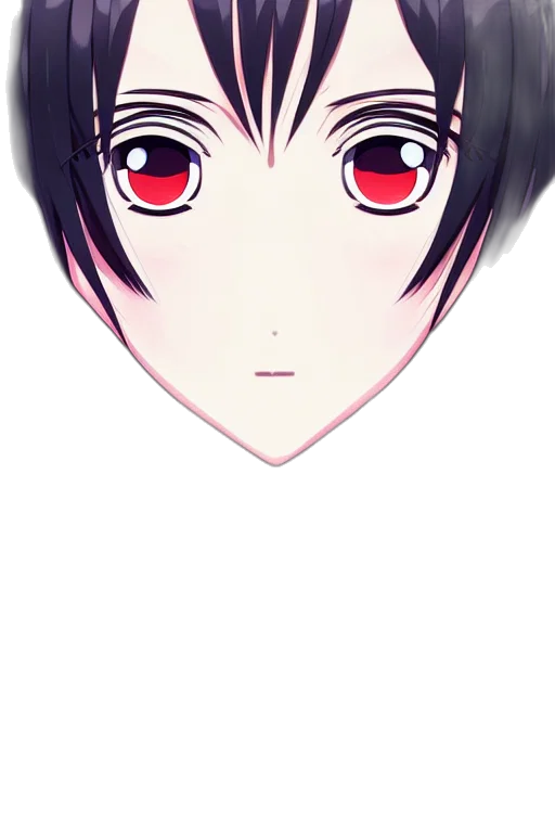 face, mask, creature, robot, anime, pixel art, cartoon, 3d render transparent PNG cut-out