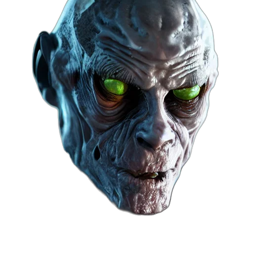 face, mask, creature, robot transparent PNG cut-out