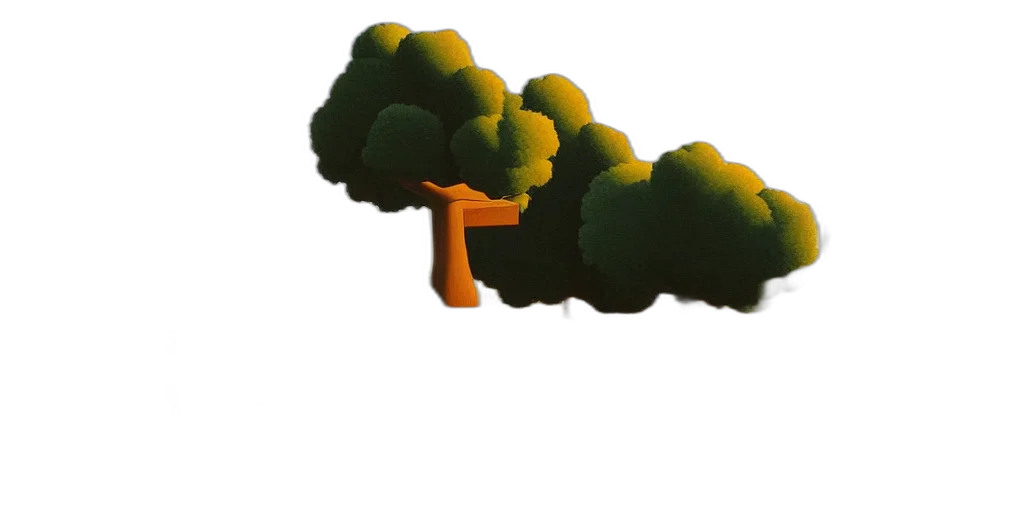 tree, crown, furniture, car transparent PNG cut-out