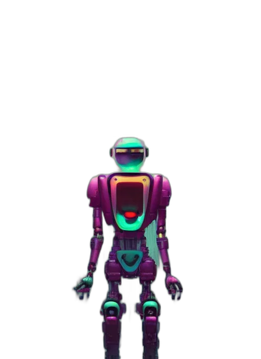 robot, creature, staff, animal transparent PNG cut-out