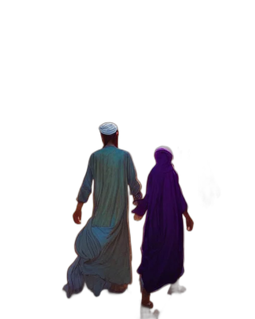 pixel art, concept art, watercolor, 3d render, rain, city street, bedouin, man transparent PNG cut-out