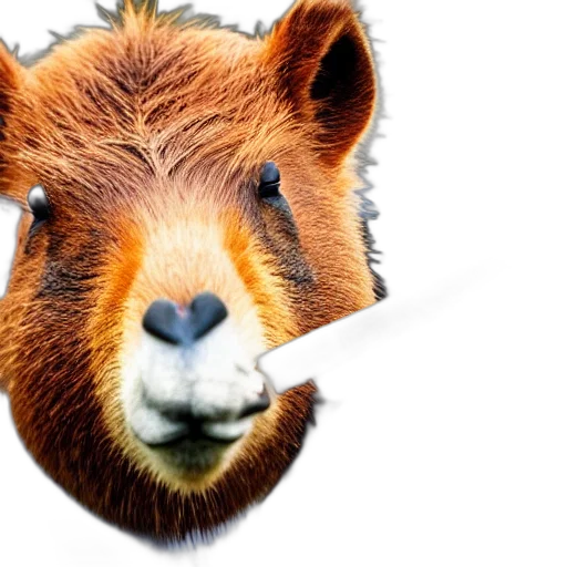 animal, creature, face, hair transparent PNG cut-out