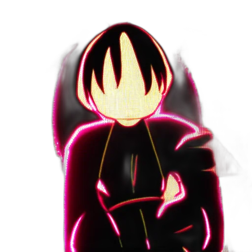 jacket, mask, creature, weapon transparent PNG cut-out