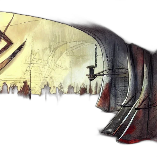 sword, weapon, concept art, fantasy art transparent PNG cut-out