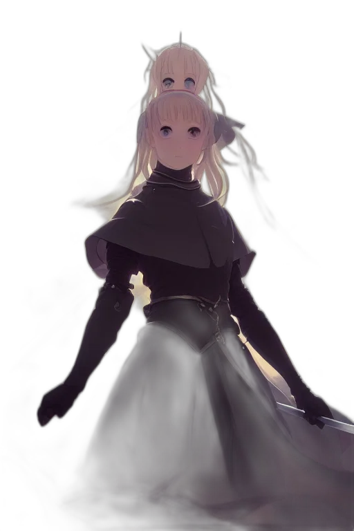 dress, staff, crown, sword transparent PNG cut-out