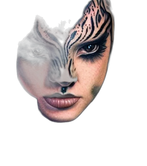 mask, face, animal, creature, photorealistic, fantasy art, concept art, 3d render transparent PNG cut-out
