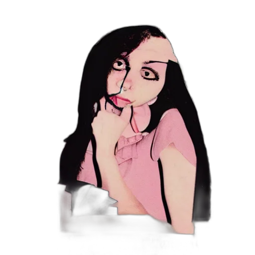 face, dress, mask, creature transparent PNG cut-out