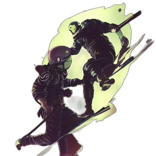 sword, staff, weapon, robot, concept art, fantasy art, pixel art, watercolor transparent PNG cut-out