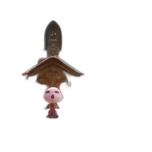animal, creature, staff, hat, 3d render, concept art, photorealistic, underwater transparent PNG cut-out