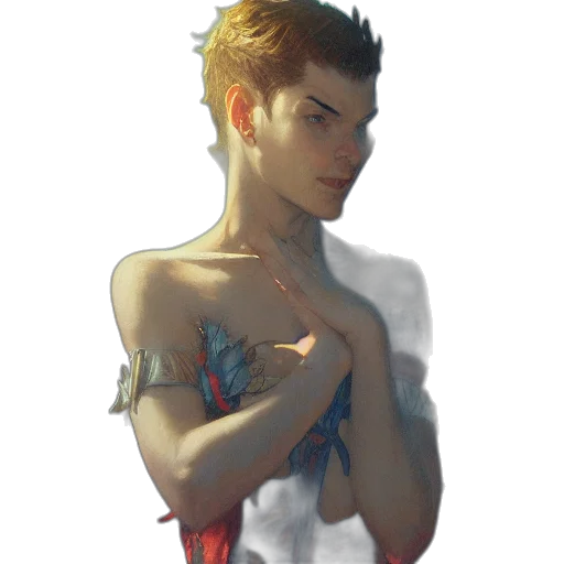 jacket, concept art, fantasy art, watercolor transparent PNG cut-out