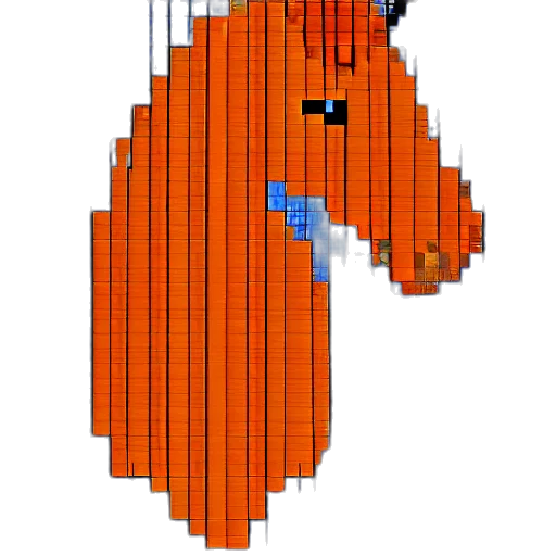 dragon, animal, creature, robot, pixel art, cartoon, 3d render, vaporwave transparent PNG cut-out