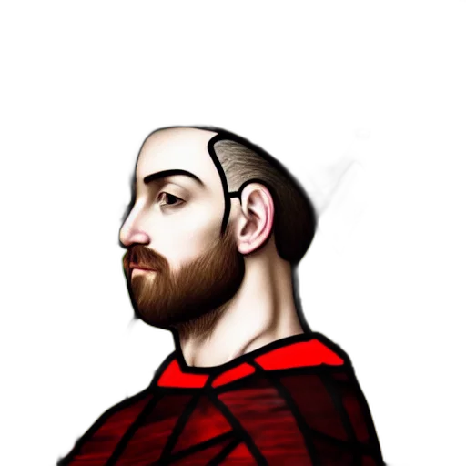 face, mask, crown, hair, cartoon, pixel art, comic book art, concept art transparent PNG cut-out
