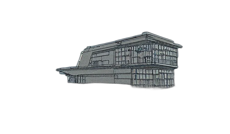 building, weapon, 3d render, concept art transparent PNG cut-out