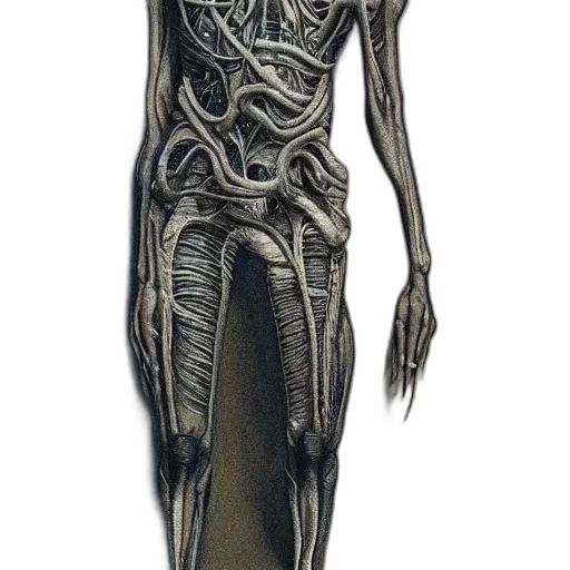 dress, staff, jewelry, robot, concept art, 3d render, fantasy art, photorealistic transparent PNG cut-out
