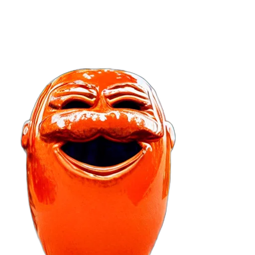 mask, face, creature, food, 3d render, photorealistic, concept art, closeup transparent PNG cut-out