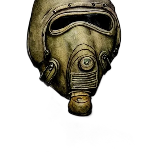 mask, face, robot, creature transparent PNG cut-out