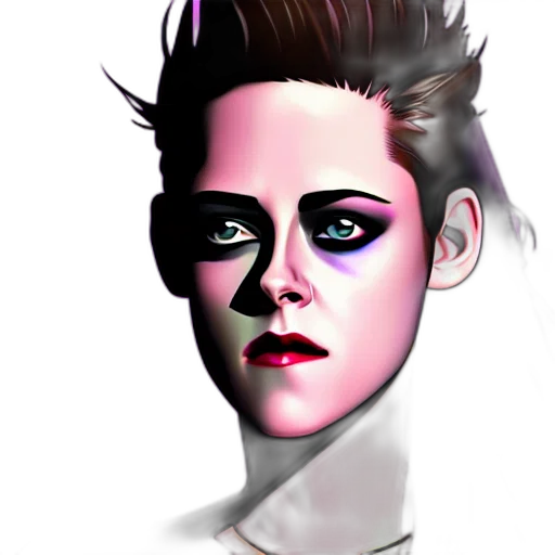 face, photorealistic, concept art, cartoon transparent PNG cut-out