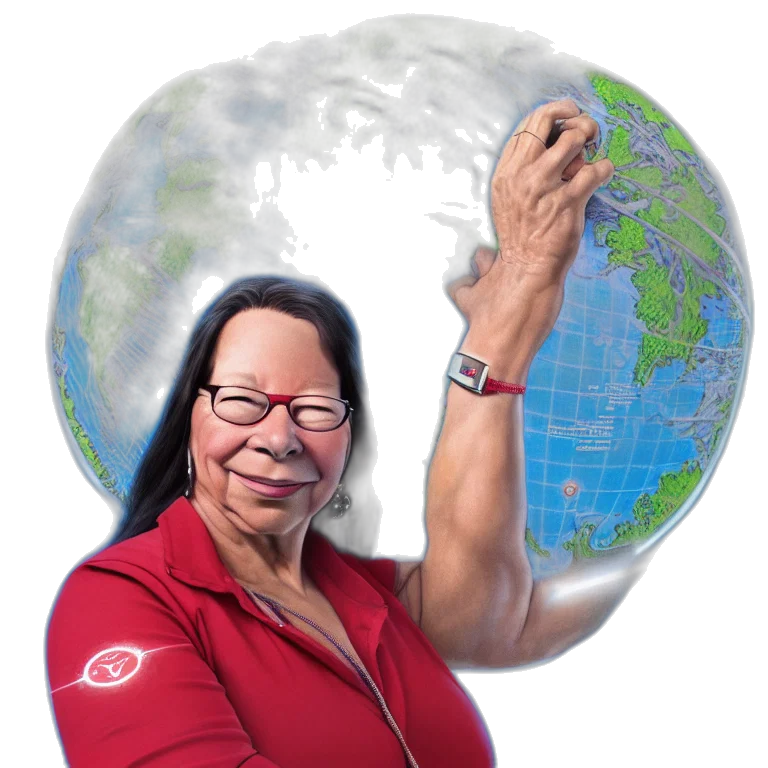 staff, epic, portrait, slightly, muscular, indigenous, visionary, sheila transparent PNG cut-out